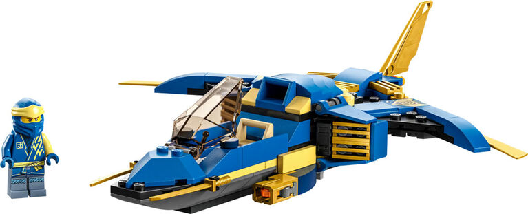 LEGO NINJAGO L'avion de foudre de Jay EVO 71784 Ensemble de jeu de construction (146 pièces)