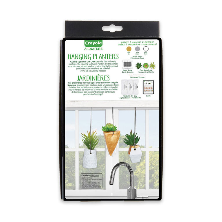 Crayola Signature DIY Hanging Planters Craft Kit Toys R Us Canada