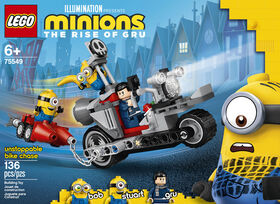 LEGO Minions La course-poursuite en moto 75549 (136 pièces)