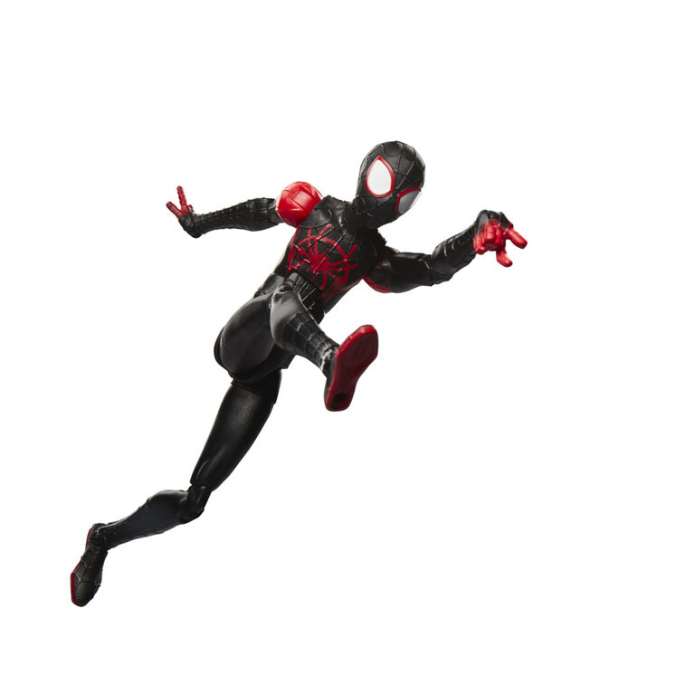 Marvel Legends Series Spider-Man: Into the Spider-Verse, figurine de collection Miles Morales de 15 cm
