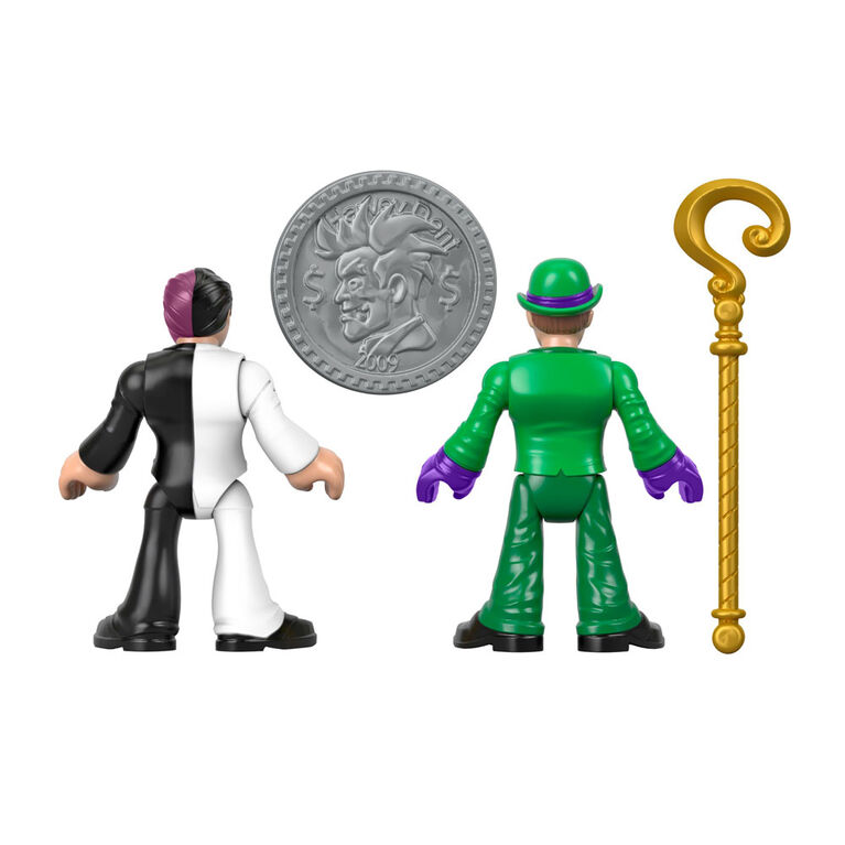 Fisher-Price Imaginext DC Super Friends The Riddler & Two-Face - English Edition