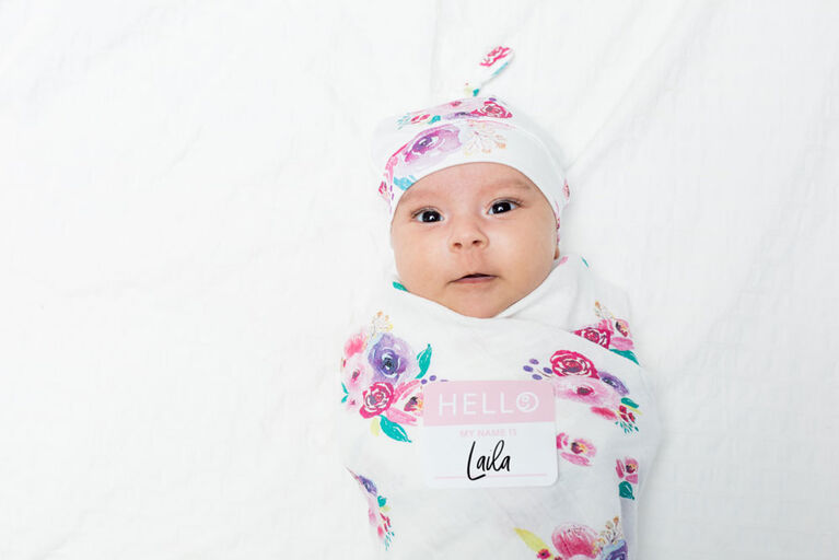 Lulujo - Hello World Blanket Set - Posies