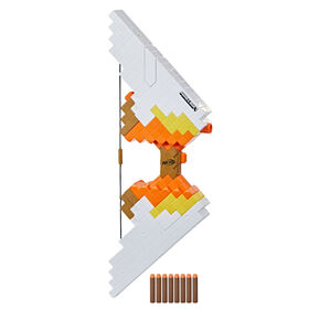 Nerf Minecraft Sabrewing Arc motorisé, design inspiré de l'arc du jeu vidéo Minecraft
