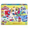 Play-Doh, Coffret Le cabinet vétérinaire avec chien, mallette avec rangement, 10 outils et 5 pots de pâte à modeler atoxique
