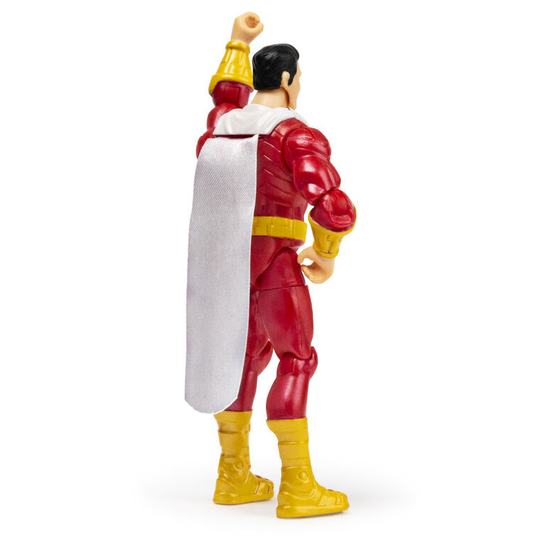 DC Comics, Figurine articulée Shazam! de 10 cm avec 3 accessoires mystère