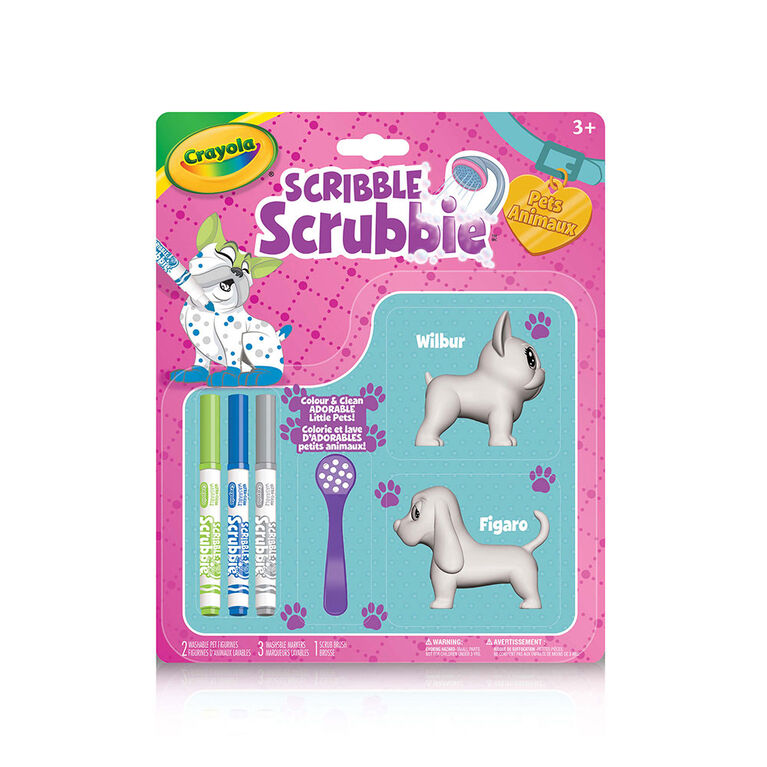 Crayola Scribble Scrubbie Pets 2-Pack, Dogs