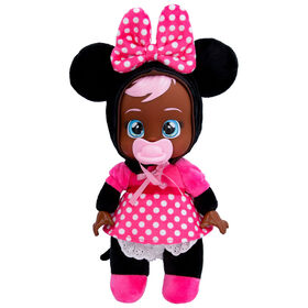 Cry Babies Disney Characters 9" Plush baby doll - Minnie Mouse Dark