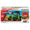 Meccano Junior, Front Loader Tractor with Moving Parts and Real Tools, Toy Model Building Kit