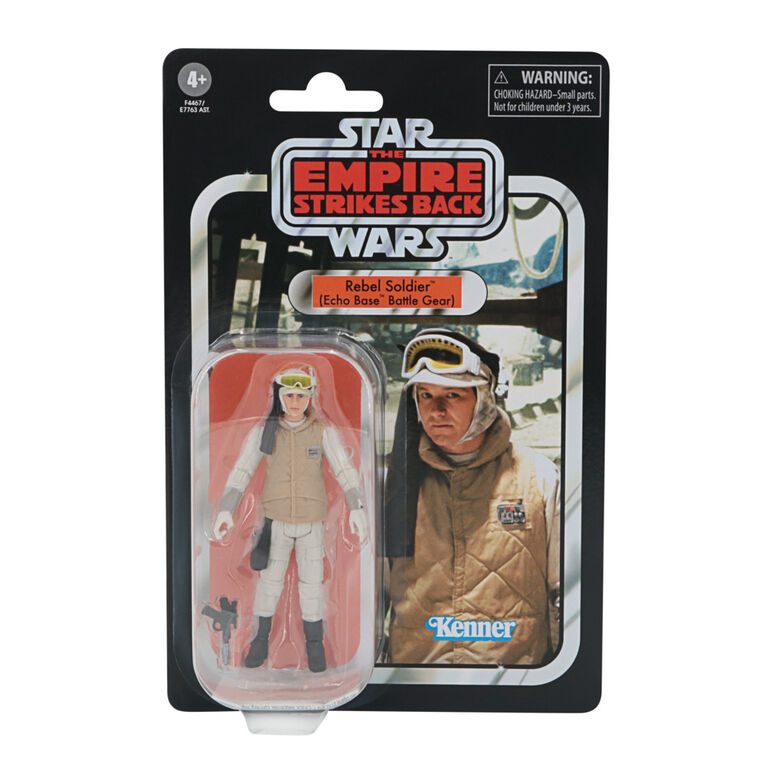 Star Wars The Vintage Collection Rebel Soldier (Echo Base Battle Gear) Toy, 3.75-Inch-Scale Star Wars: The Empire Strikes Back Action Figure