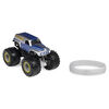 Monster Jam, Official Grave Digger The Legend Monster Truck, Die-Cast Vehicle, Retro Rebels Trucks Series, 1:64 Scale