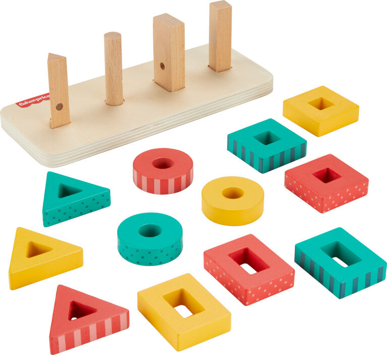 Fisher-Price Wooden Shape Stacker