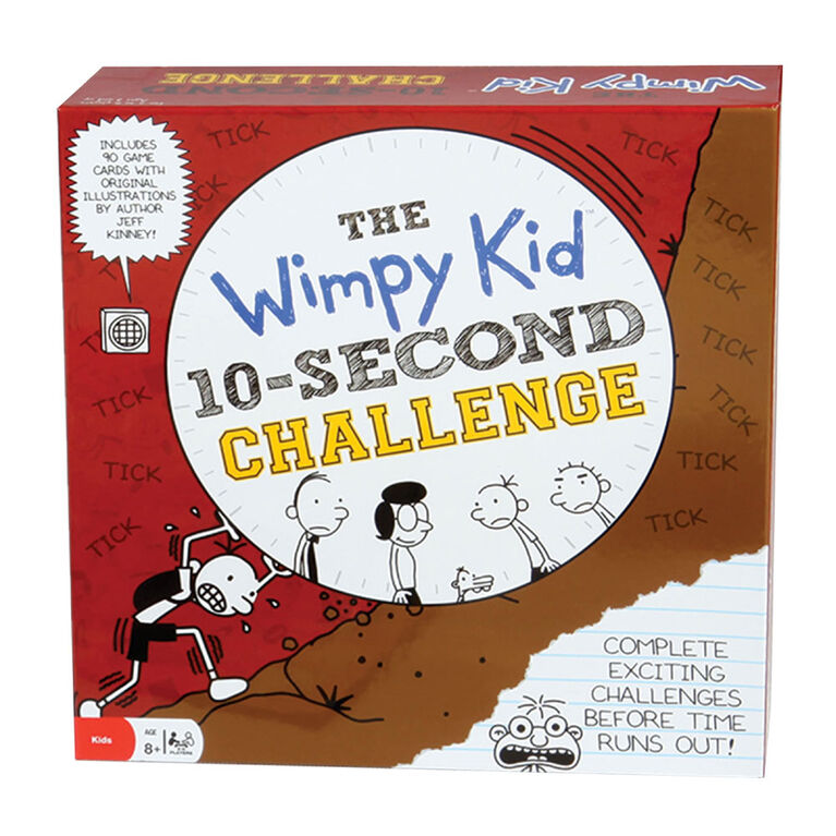 Pressman: Diary of a Wimpy Kid: Jeu de 10 secondes de défi  - Édition anglaise