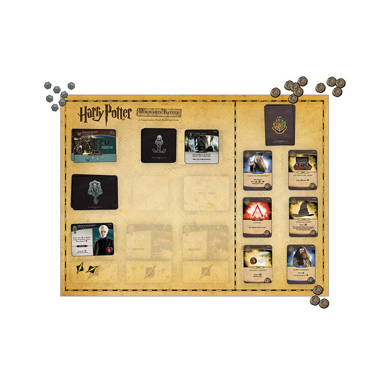 USAopoly Harry Potter Hogwarts Battle: A Cooperative Deck-Building Board Game - English Edition