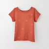 3-4 ans t-shirt à poche à manches courtes - imprimé rouille