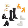 ​Barbie Shoes, 5 Pairs of Doll Shoes, Sized to Original & Petite Barbie Dolls