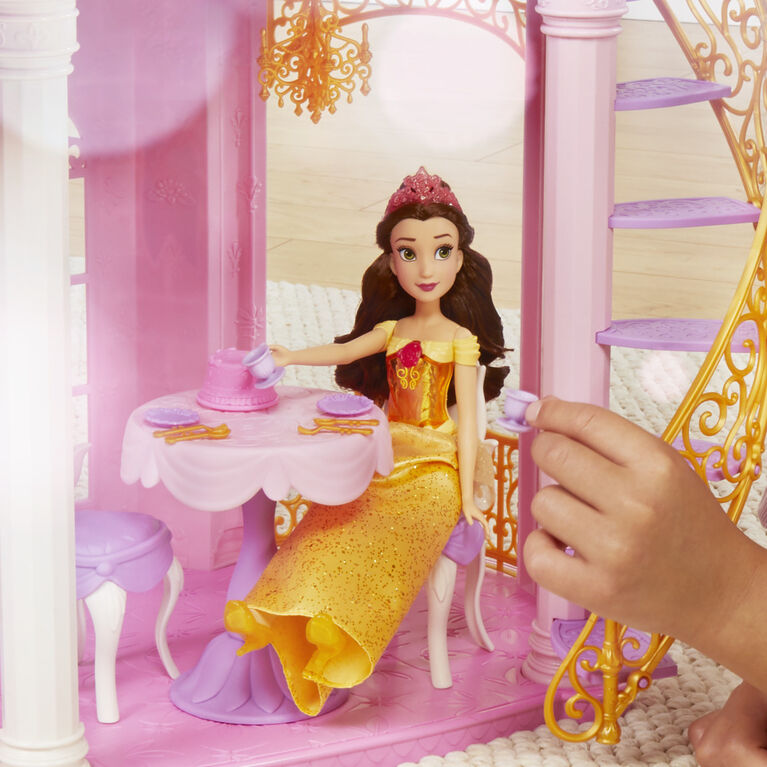 Disney Princesses, Château royal, maison de poupées avec meubles