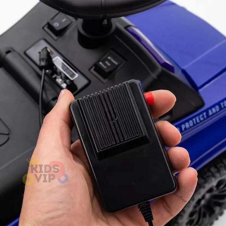 KIDSVIP 3-IN-1 Toddlers' Police Edition 6V Electric Ride-On and Push Car