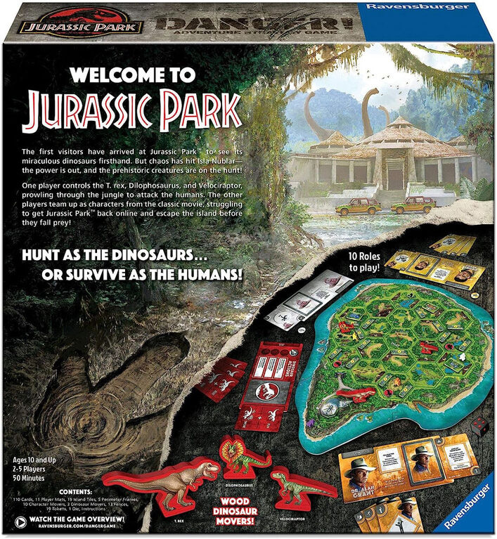 Ravensburger - Jurassic Park Danger!  - Version anglaise