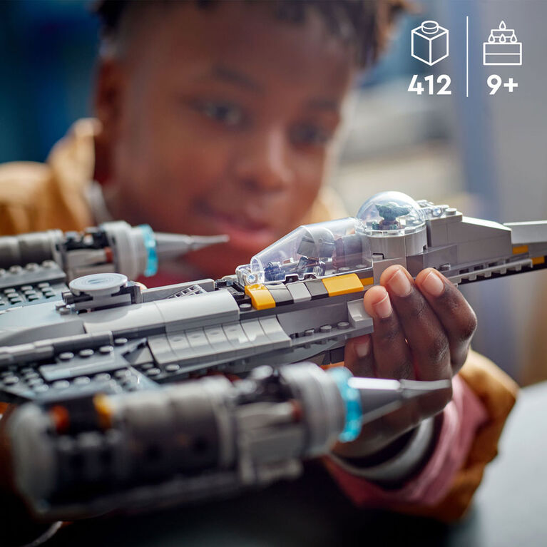 LEGO Star Wars Le chasseur Mandalorien N-1 75325, ensemble de construction (412 pièces)