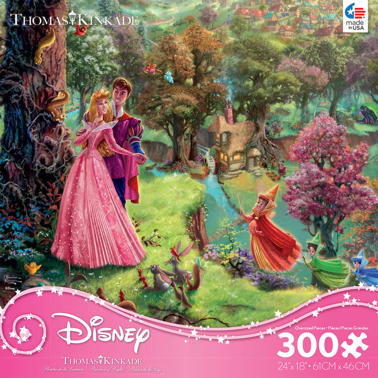 Ceaco Thomas Kinkade - Disney Dreams: Sleeping Beauty Jigsaw Puzzle (300 Piece)