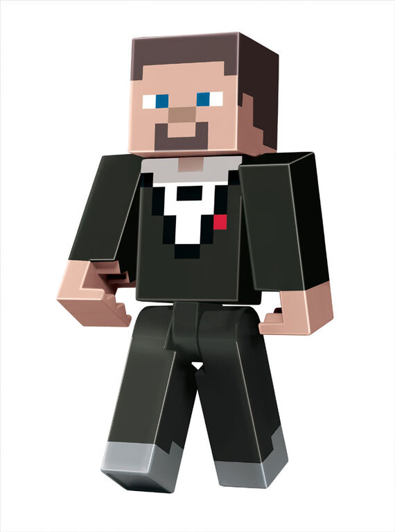 Minecraft - Figurines Articulées Grand Format Steve Tuxedo