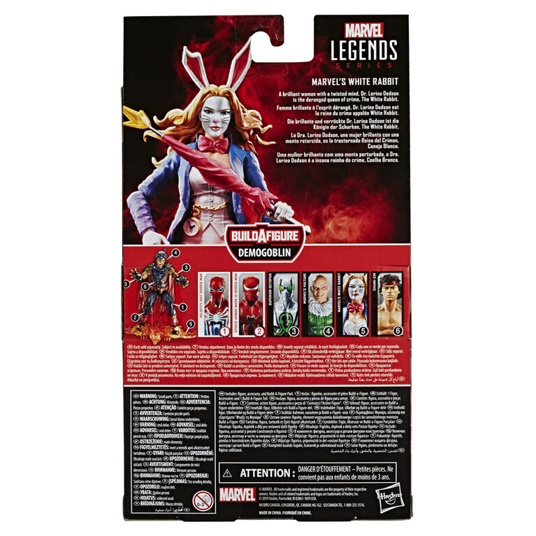 Marvel Spider-Man Legends Series 6-inch Action Figure Marvel's White Rabbit