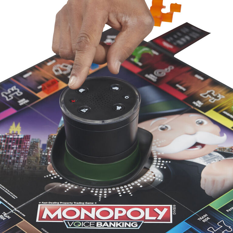 Monopoly Voice Banking Electronic Family Board Game - English Edition - styles may vary