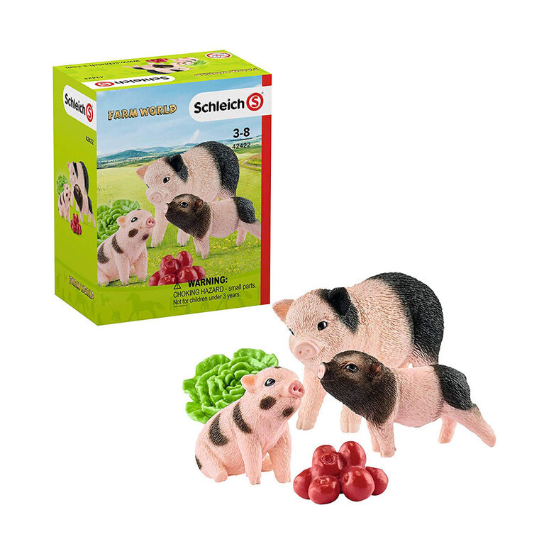 Schleich Miniature Pig Mother and Piglets