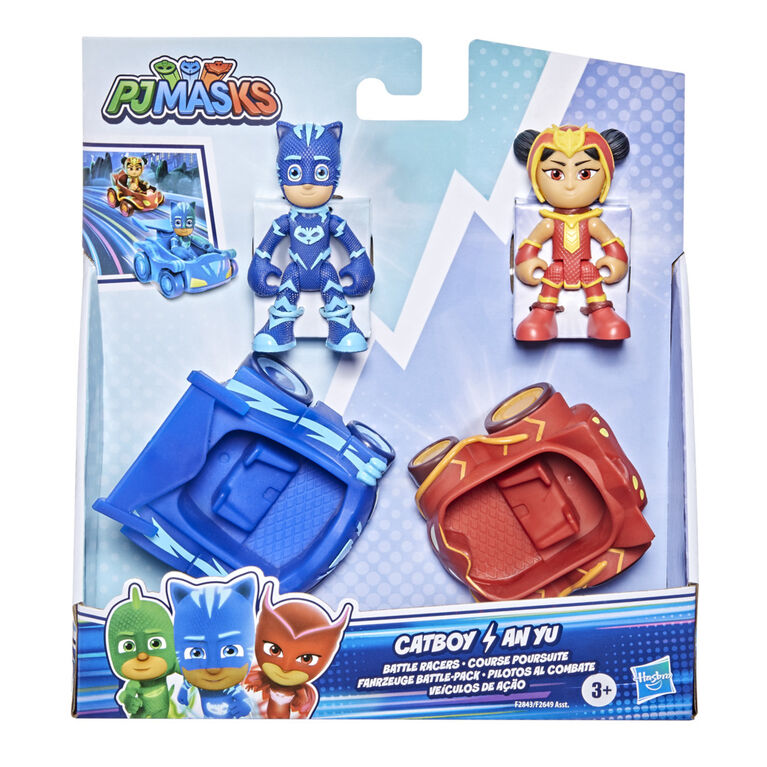 PJ Masks Catboy vs An Yu Battle Racers Preschool Toy, Vehicle and Action Figure