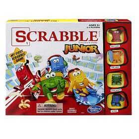 Hasbro Gaming - Jeu Scrabble Junior - Édition anglaise - les motifs peuvent varier