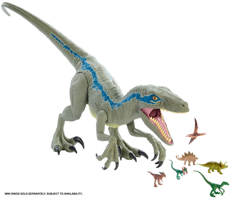 Jurassic World Super Colossal Velociraptor Blue Toys R Us Canada