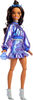 Barbie Deluxe Style Fashion Doll #7 in Metallic Blue Top and Skirt with Accessories, Brunette
