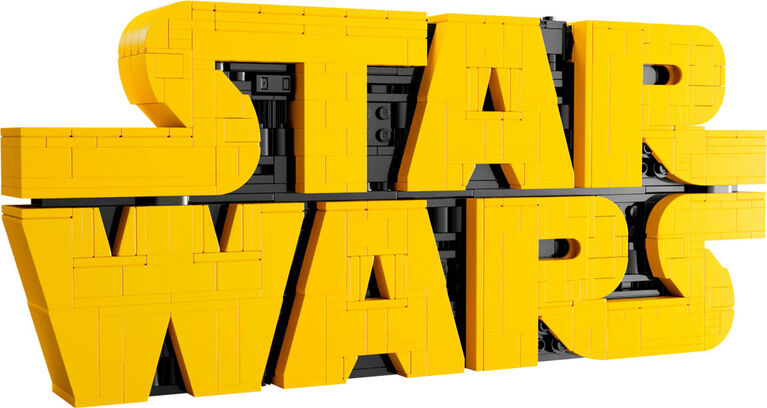 LEGO Star Wars Le logo Star Wars en briques, Logo, Ensemble de modèle à construire pour adultes, Décoration 75407