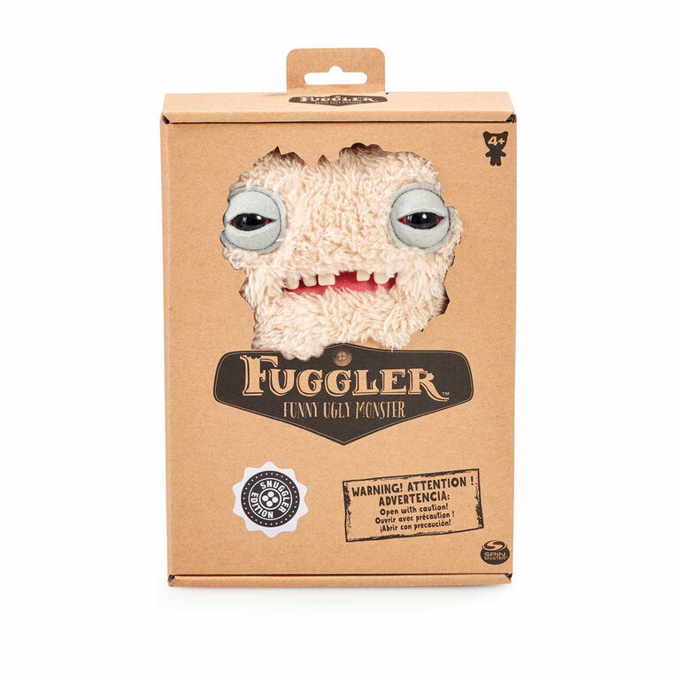 Fuggler 9" Funny Ugly Monster - Snuggler Edition Gaptooth McGoo (Cream) - Notre exclusivité