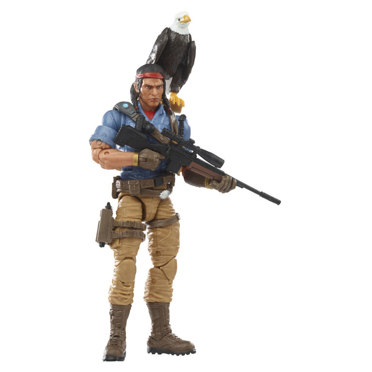 G.I. Joe Classified Series Spirit Iron-Knife Action Figure 36 Collectible Premium Toy, Custom Package Art