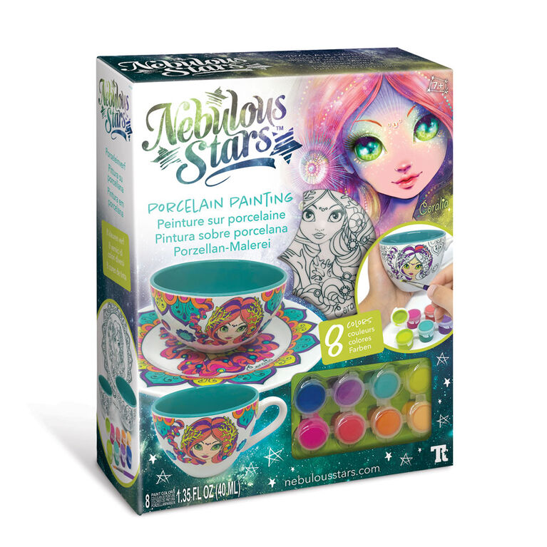 Nebulous Stars - Peinture Sur Porcelaine