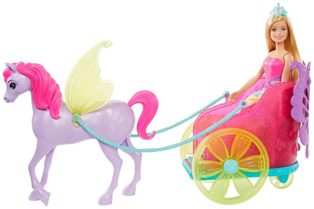 Barbie horse and carriage tesco shop