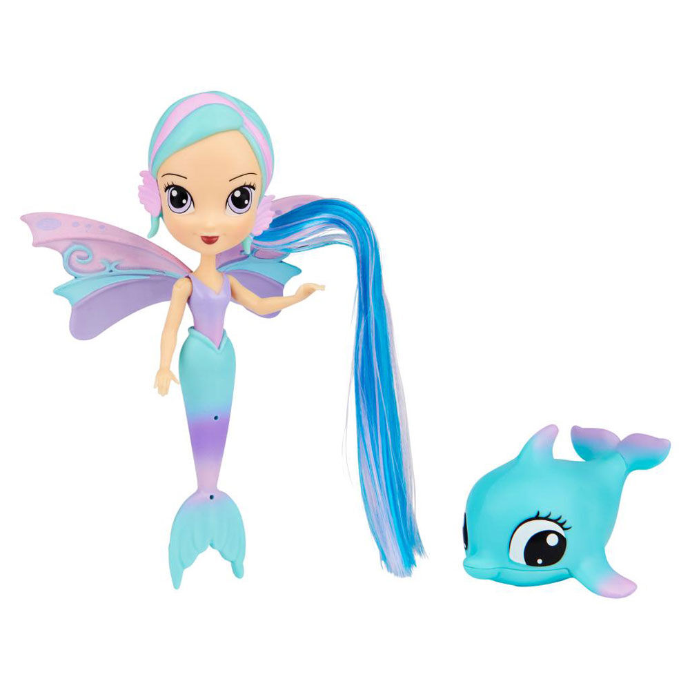 Fairy Tails Doll and Comb Purple