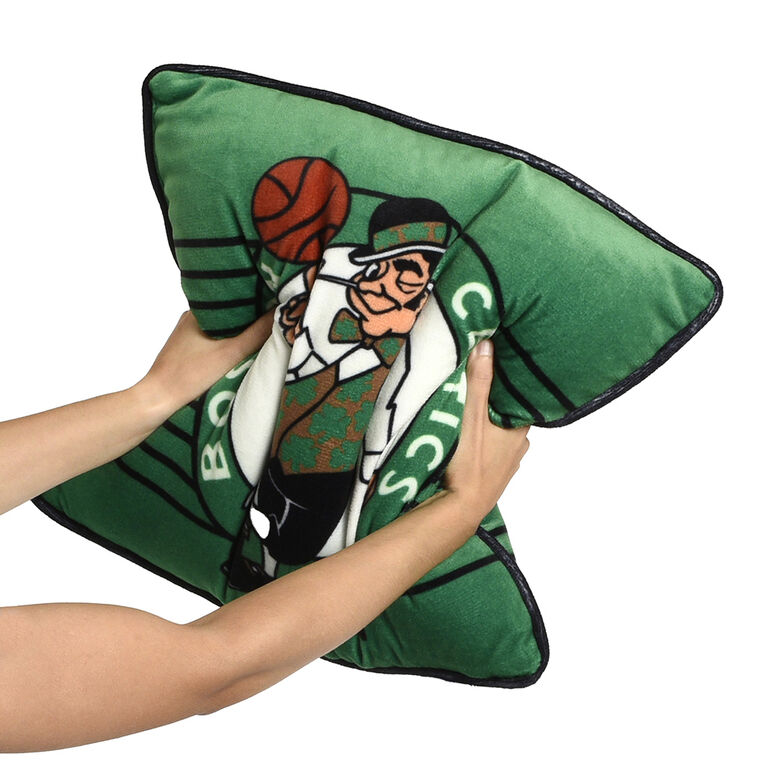 Coussin décoratif des Celtics de Boston de la NBA, 18 po x 18 po