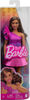 Barbie Fashionistas Doll #225, Brown Hair, Pink Sparkly Dress, 65th Anniversary