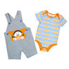 Disney Tigger 2-Piece Shortall Set - Grey, 6 Months