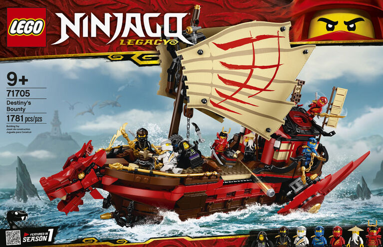 LEGO Ninjago Destiny's Bounty 71705 (1781 pieces)