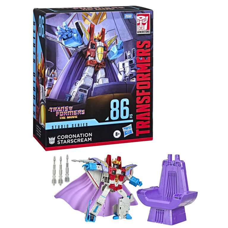 Transformers Studio Series 86-12 Leader Class 1986 Coronation Starscream Action Figure