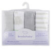 Koala Baby - Grey Knit Washcloth - 8 Pack