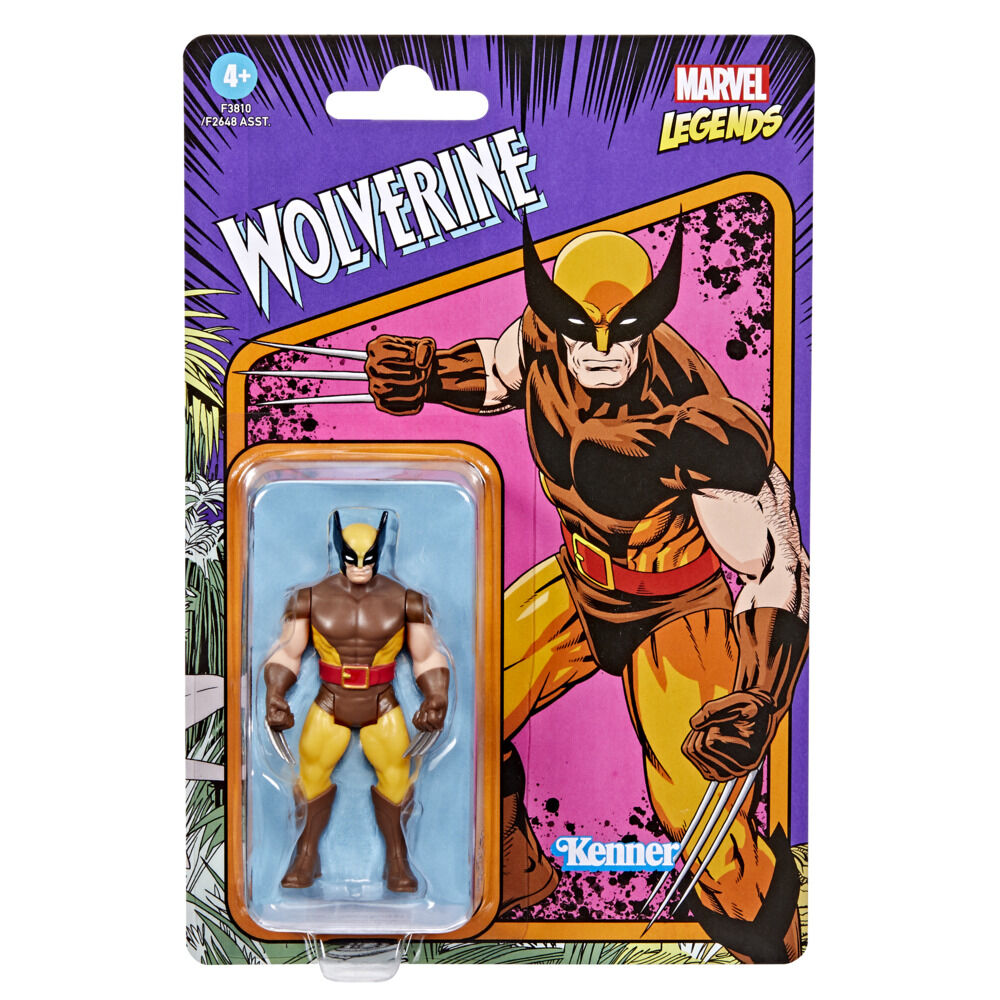 Marvel Legends Series Retro 375 Collection Wolverine Action Figure Toy