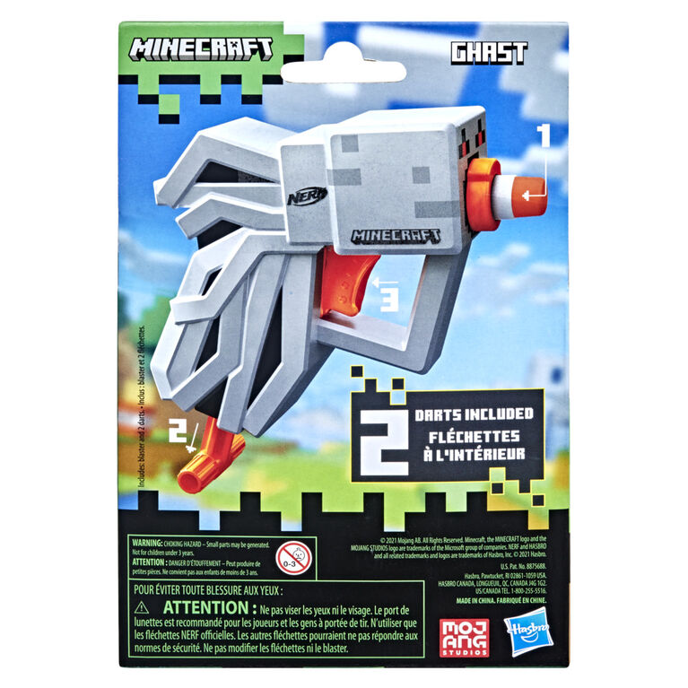 Nerf MicroShots Minecraft Ghast Mini Blaster