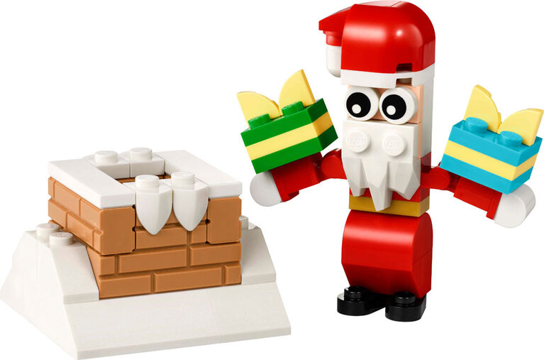 LEGO Creator Le père Noël sautant dans la cheminée 30692