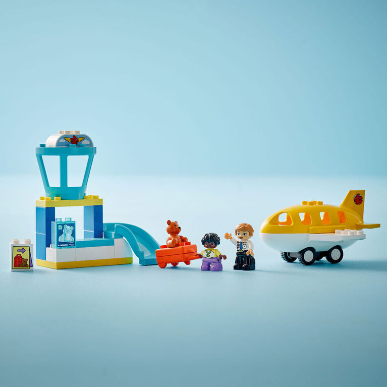 LEGO DUPLO Town First Time at the Airport Building Toy & Pretend Play Set for Kids, Ages 1.5+ - 10443 LEGO DUPLO Town First Time at the Airport Building Toy & Pretend Play Set for Kids, Ages 1.5+ - 10443
