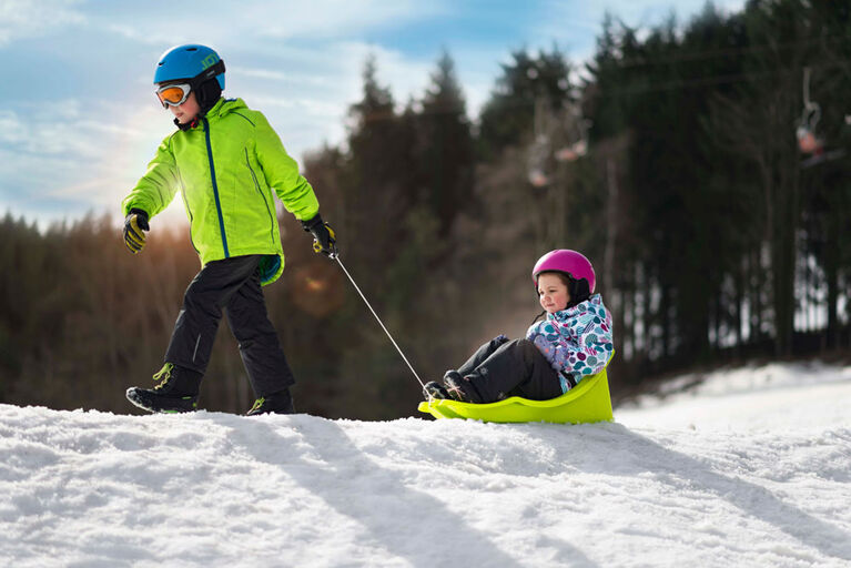 Gizmo Riders Baby Rider - Traîneau à neige pour bébés et tout-petits,  contient 55 lb