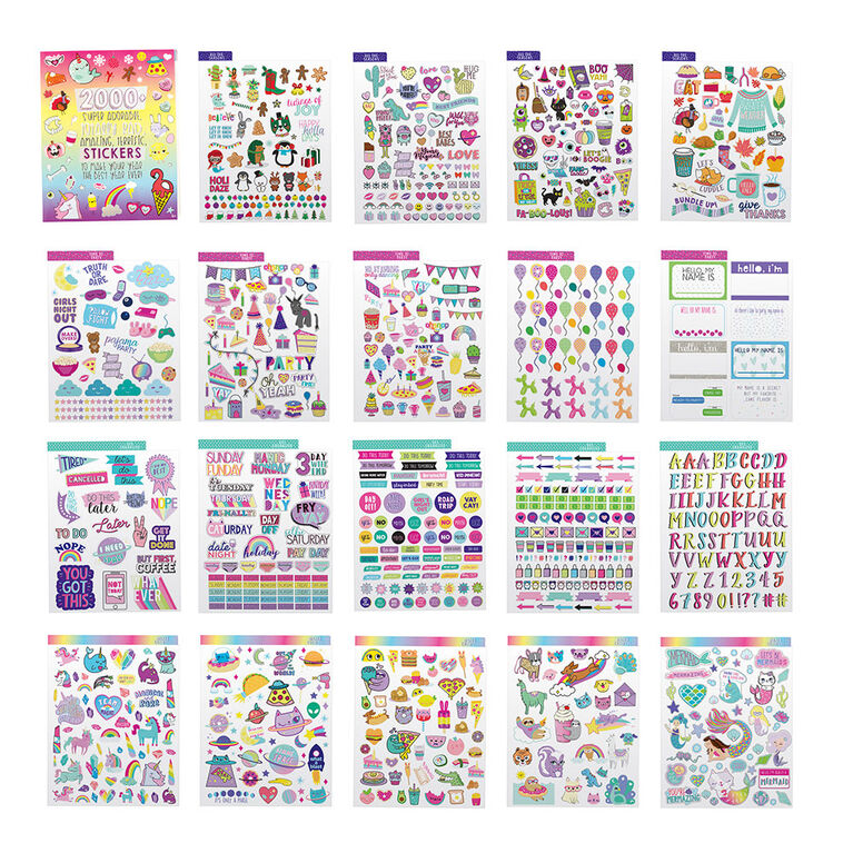 Fashion Angels - 2000+ The Year in Stickers Ultimate Sticker Book - English Edition